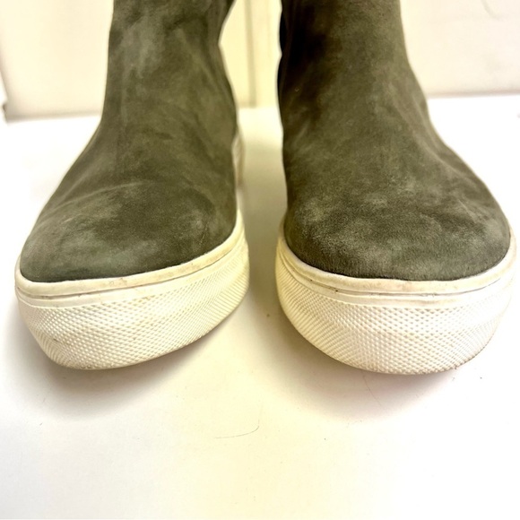 Seychelles Set Women's Olive Green Suede Fashion Sneaker boots Size 7.5 leather - Picture 5 of 9